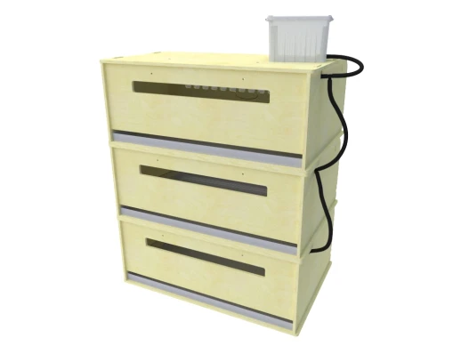 Клетка для перепелов МирПтиц 3XL на 90 перепелов