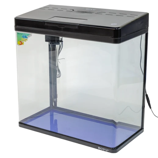 Аквариум Boyu MS-520M 45 л с сенсорным LED светильником и фильтром, черный