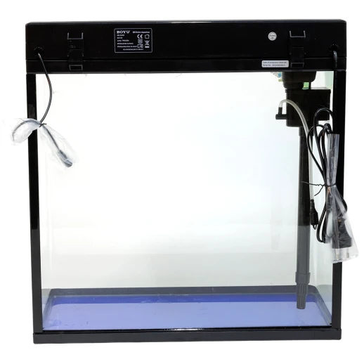 Аквариум Boyu MS-520M 45 л с сенсорным LED светильником и фильтром, черный