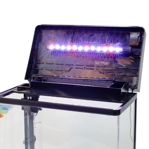 Аквариум Boyu MS-520M 45 л с сенсорным LED светильником и фильтром, черный