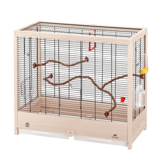 Клетка Ferplast GIULIETTA 5 NERA для птиц деревянная