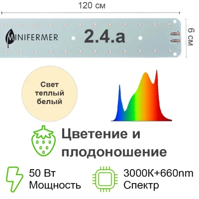 Модуль Цветонос 2.4.a - Цветение и Плодоношение. Белый свет.