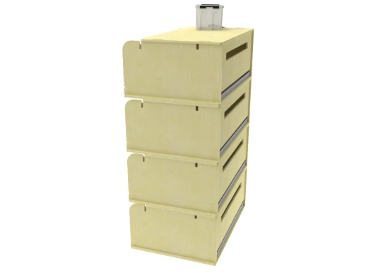 Клетка для перепелов МирПтиц 4XL на 120 перепелов