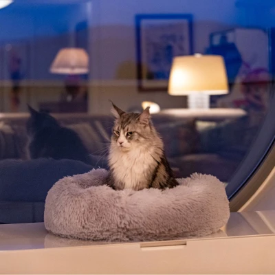 Мягкий лежак Ferplast CUDDLY 60 для животных серый