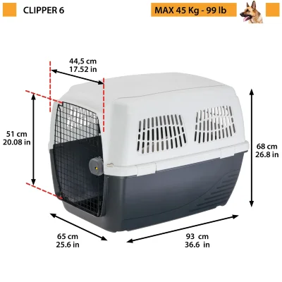 Переноска Ferplast CLIPPER 6 PLUS для средних и крупных собак
