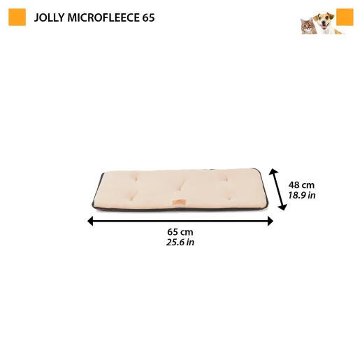 Ferplast JOLLY MICROFLEECE 65: схема размеров производителя. Цвет на схеме демонстрационный.