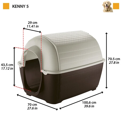 Будка Ferplast KENNY 05 для средних собак