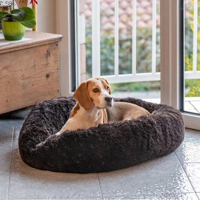 Мягкий лежак Ferplast CUDDLY 80 для животных коричневый