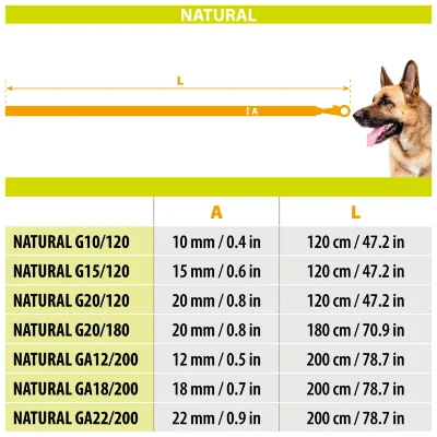 Поводок Ferplast NATURAL GA22/200 бежевый