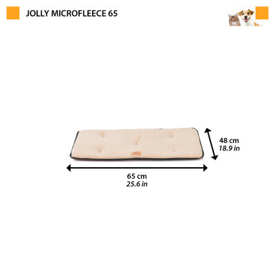 Подстилка Ferplast JOLLY MICROFLEECE 65 коричнево-черная