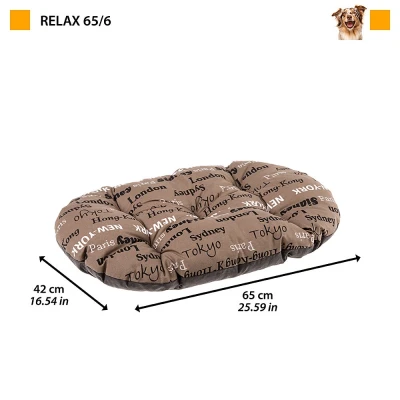 Подушка мягкая Ferplast RELAX 65/6 для собак и кошек Города