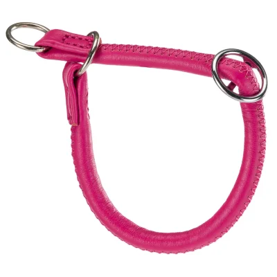 Ошейник-полуудавка Ferplast VOGUE CORD CS10/35 из натуральной кожи,фуксия