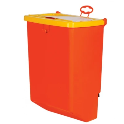 Кормушка бункерная Novital для кроликов 1 секция пластик с крышкой