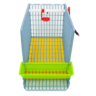 Клетка Cimuka Comfortplast для кур-несушек mini 1 ярус высотой 40 см пластиковая