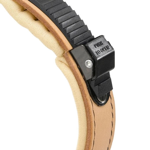 Ошейник Ferplast GIOTTO C25/44 кожаный с аппликациями бежевый