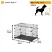 Клетка для собак Ferplast DOGGY HUB 75 без дна с подушкой