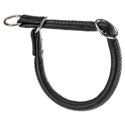Ошейник-полуудавка Ferplast VOGUE CORD CS10/35 из натуральной кожи,черный
