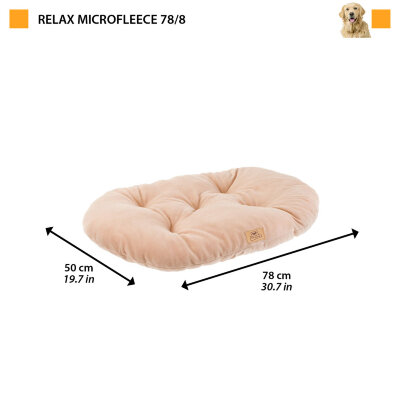 Подушка Ferplast RELAX 78/8 Microfleece коричневая