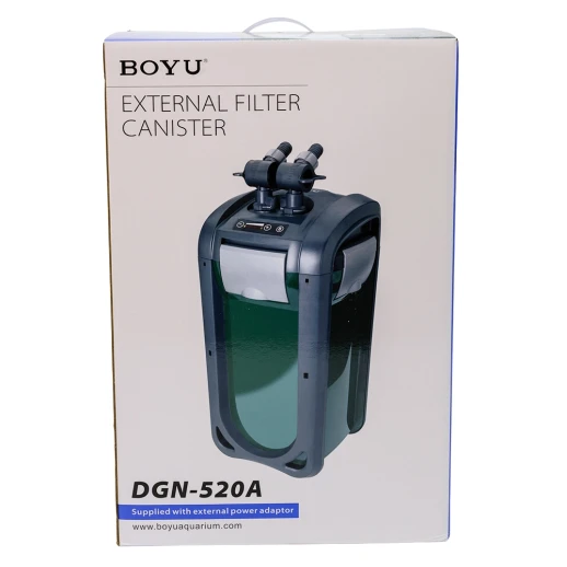 Фильтр внешний Boyu DGN-520A для аквариума 150-550 л с регулятором канистровый 1610 л/ч