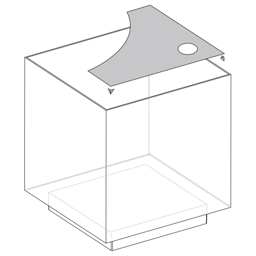 Крышка для аквариума Newa More NMO 30, матовое стекло