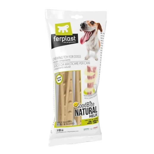 Игрушка-кость для собак Ferplast GoodBite Helix M BAG вкус баранины 23 гр. x2 шт.