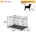 Клетка для собак Ferplast DOGGY HUB 90 без дна с подушкой