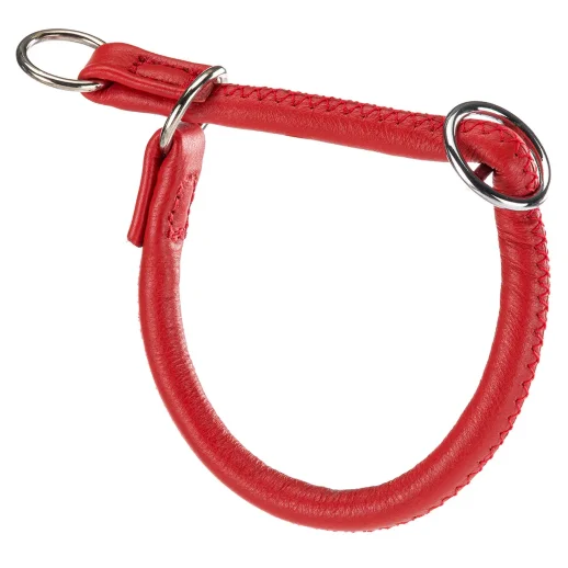 Ошейник-полуудавка Ferplast VOGUE CORD CS10/35 из натуральной кожи,красный
