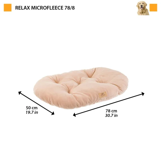 Ferplast RELAX MICROFLEECE: схема размеров подушки. Цвет на схеме демонстрационный.