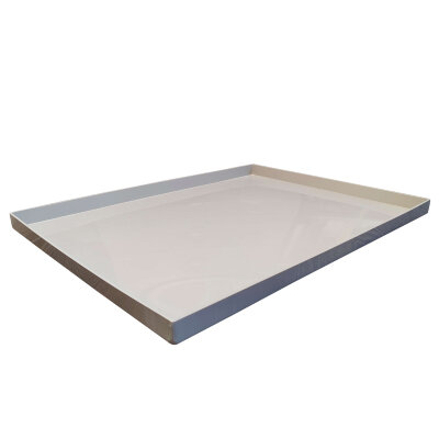 Поддон 56х21х2 см пластиковый из полипропилена,  универсальный,  серый