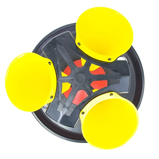 Установка Cimuka для куропаток фазанов 3 конуса карусельная со стойкой пластик сталь