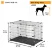 Клетка для собак Ferplast DOGGY HUB 105 без дна с подушкой