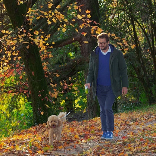 Рулетка Ferplast AMIGO MEDIUM шнур со сменной крышкой корпуса сизо-серая