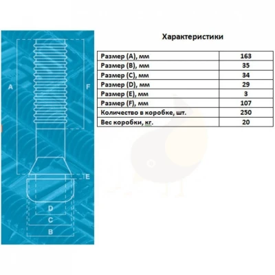 Бильные пальцы Portaluppi Rubber TV SH60