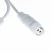 Белый сетевой провод 100 см с выключателем для подключения драйвера