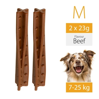 Игрушка-кость для собак Ferplast GoodBite Helix M BAG вкус говядины 23 гр. x2 шт.