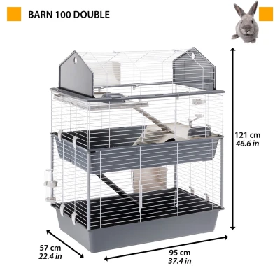 Клетка Ferplast BARN 100 Double для кроликов двухэтажная